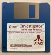 DIAGNOSTIC Disk DYSAN INVESTIGATOR for Atari ST Computers NOT for TOS1.4