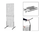 Display Grid Rack 2 x 6 Take Apart Easy Transport W/ Legs Panel Craft Show Stand