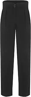 [Yhong] Mens High Waist Dance Pants Latin Ballroom Salsa Tango Rumba Samba Dancing Trousers Clubwear