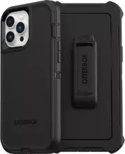 Drop+ Case for iPhone 15 Pro Max OtterBox Defender Cover + Clip Black
