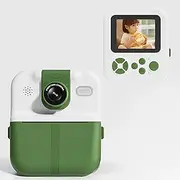 LICAEVEY Instant Print Camera for Kids with 48MP Photos & 1080P Video, 180° Rotating Lens, 2.4" IPS Screen | Portable Birthday 6-8 Year Old Girls Boys Teens (Green)