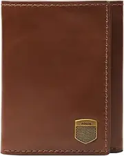 [FOSSIL] Men's Brown Leather Hayes Wallet