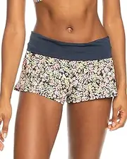 [Roxy] Women's Endless Summer Boardshort, Mood Indigo Ditsy Love 231, Large
