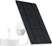 Solar Panel Charger for Arlo Pro 4, Arlo Pro 5S, Pro 3, Ultra 2 and Ultra Camera, 5W 5V Waterproof Solar Panel with 13FT Charging Cable, 360°Adjustable Mount, 7.5 * 6.4"