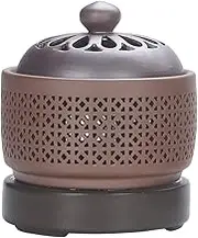 Electric Incense Burner Essential Oil Night Light 220V Timing Temperature Adjustment, Ceramic