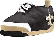 FOCO Mens NFL Team Logo Plush Oversized Sneaker Slippers