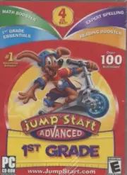 JumpStart 1st Grade 2010 Advanced 4-Disc Set PC CD math reading spelling SEALED