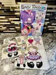 Daisy Kingdom No Sew Fabric Applique Cats Kittens With Balloons Flowers Pls Read