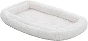 Double Bolster Pet Bed | 22-Inch Dog Bed Ideal for XS Dog Breeds & fits 22-Inch Long Dog Crates