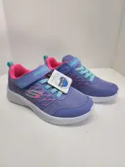 Skechers Kids Microspec Bold Delight Multicolor Shoes Size 3 New with Box.