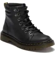 Dr.Martens Faora Mid Top Black Leather Boot Women 9US/41 New $120