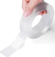 Multipurpose Double Sided Mounting Tape - Washable Traceless Clear Adhesive Tape