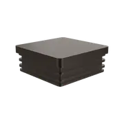 ProtectorAl 50 x 50mm Black Plastic Fence Post Cap