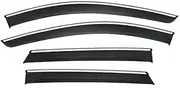 Window Visor Wind for BYD Yuan Plus Atto 3 2022+ 4pcs Side Window Weather Shields Paste-Mounted Window Deflector Rain Awnings
