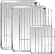 Baking Sheets with Racks (6, 17.3"+16"+10.4")