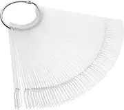 CANIGHT Nail Art Display and Practice Stand 200 Pcs Nail Stick Board Practice Holder