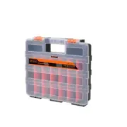 Tactix 380mm 22 Compartment Organiser Storage Box