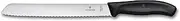 Victorinox Swiss Classic Wavy Edge Blade Bread Knife, Black, 6.8633.21B