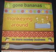 12x12 Paper - Monkeying Around GONE BANANAS 3pcs