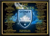 SYDNEY FC A LEAGUE HERITAGE PICTURE