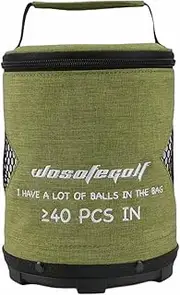 Golf Ball Bag Golf Ball Storage Pouch Outdoor Sports, Women Men Zipper Case, Golfer Gift PVC Container Golf Ball Storage Bag with Handle