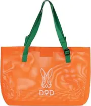 DOD BA137-OR Summer Time Ami-Chan S Beach Bag, Pool Bag, Lightweight, 3.9 gal (14 L), Washable, Foldable, Mesh Bag, For Beach, Shopping, Swimming, Gym, Spa, Hot Springs, Travel, Tote Bag