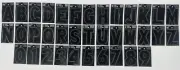 3" Black Numbers Letters Self Adhesive for Boats Trucks Snowmobiles Mailboxes