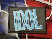 EMBROIDERED BILLY IDOL PUNK ROCK BAND PATCH (Please Read Ad)