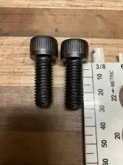 Lot Of (2) 12x30 mm Imari Black Oxide Hex Socket Head Metric bolts.Grade 12.9