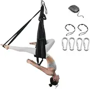 Yoga Swing Decompression Hammock Ultra Strong Antigravity Yoga Hammock/Inversion/Trapeze/Sling Exercises Equipment - Two Extender Hanging Straps with a Carrying Bag