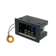 AC Voltage Current Meter, AC 80-300V 100A Digital Voltmeter Ammeter, LCD Dual