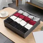 Underwear Storage Box Large Capacity Dirt-proof 16 Grids Socks Closet Organizer