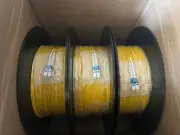 34M OS2 Reusable Spool LC-LC Fiber Duplex Jumper Patch Cord Single Mode 9/125 SM