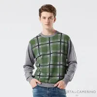 在飛比找momo購物網優惠-【ROBERTA 諾貝達】男裝 綠色純羊毛衣-高質感(德國素