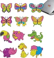 Rhinestone Painting Stickers - Cute 5D Art Stickers Kits,Gem Art Kits, Mosaic Sticker Craft, Gem Sticker, Arts and Crafts for Kids Shwing