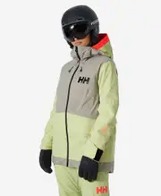 WOMENS POWCHASER 2.0 JACKET, Iced Matcha | Helly Hansen AU