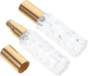 TOPPERFUN Luxury Glass Bitters Bottle Refillable Espresso Refillable Atomizer Bitters Spray Bottle Set