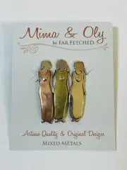 Mima And Oly Three Sisters Handcrafted Jewelry Pin