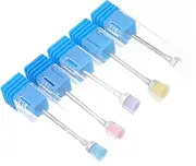 Ipetboom 2sets Nail Drill Bit Dust Remover Dust Machine Nail Brush Cleanser Art Brush Manicure Tools 5pcs*2