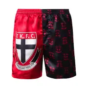 St Kilda Saints AFL AF9263 Boys Team Logo Printed Satin Boxer Shorts New