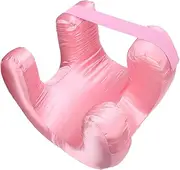 Flawless Face Pillow, Anti Wrinkle Ergonomic Back Sleep Training Pillow, Memory Foam, Anti Aging Beauty Pillow to Keep Straight for Home Salon (Pink)
