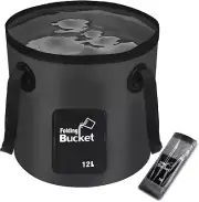 Collapsible Bucket with Handle, Lightweight 5 Gallon 20L Folding Water Container