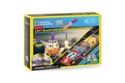 National Geographic 2 in 1 Blast-Off Rocket & Racing Car 3D Puzzle 5y+