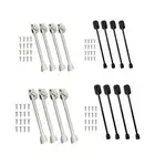 4 Pieces Collapsible Table Legs Portable Multifunction Sturdy with Screws Stable