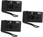 ARTIBETTER 3pcs Reusable Film Camera Built Flash Retro Camera for Easy Photography No Battery Required Compatible Color and Film Photography Enthusiasts