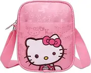 [SASA baby] Kti Children's Shoulder Bag, Cartoon Shoulder Bag, Pink, 14 x 18 x 5 cm, Adjustable Shoulder Strap, purple