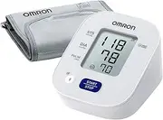 Omron HEM7143T1 Bluetooth Clinically Validated Standard Upper Arm Blood Pressure Monitor with Irregular Heartbeat Detection for Home Use - One-Touch Automatic with IntelliSense Technology and 60 Memory