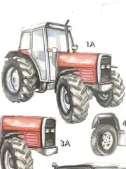 Diecut Paper Sheets Lot of 2 Tractor, Truck, Trains, Front End Loader NIP