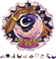 ZenChalet Puzzles CB500 Crystal Ball 500 Piece Wooden Jigsaw Puzzle