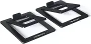 C-1 Desktop Speaker Stands for Small Speakers，Tilted Tabletop Steel Computer